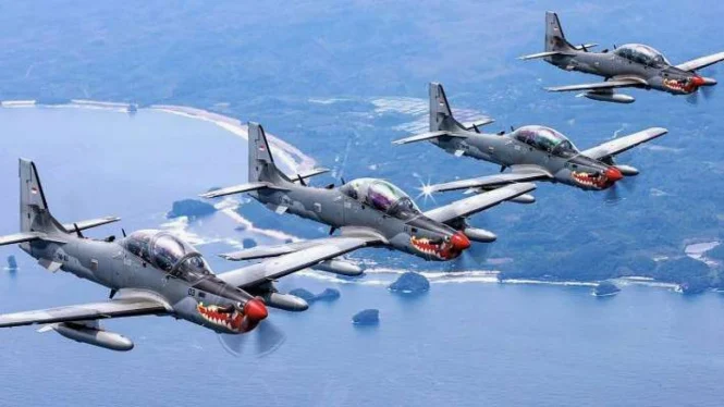 Pesawat Super Tucano TNI AU Jatuh Bernilai Rp 85 Miliar