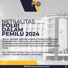 Netralitas Anggota Polri di Pemilu 2024 Beserta Sanksi Melanggar