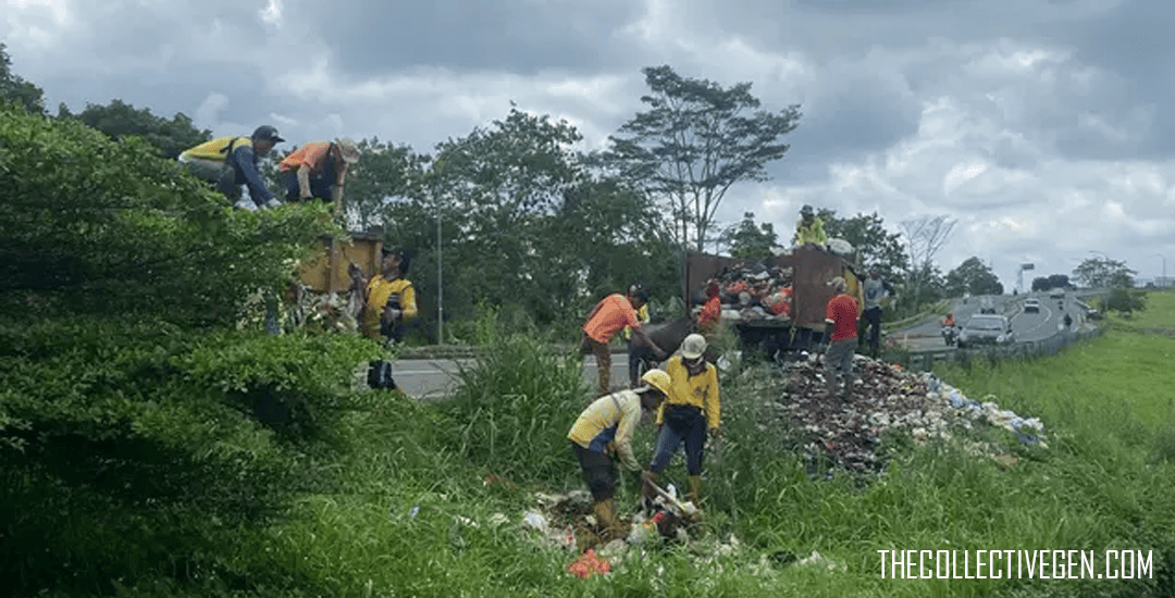 Viral Sampah Berserakan di Pinggir Jalan Provinsi Sukabumi