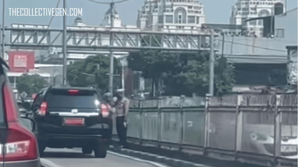 Viral Dua Polisi Hormat ke Mobil Pejabat Terobos Jalur
